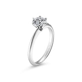 Brilliant Cut Diamond Solitaire Engagement Ring - Dracakis Jewellers